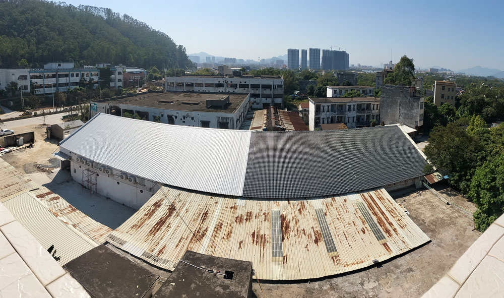 宝讯电子工厂外景，厂房占地约3000平方