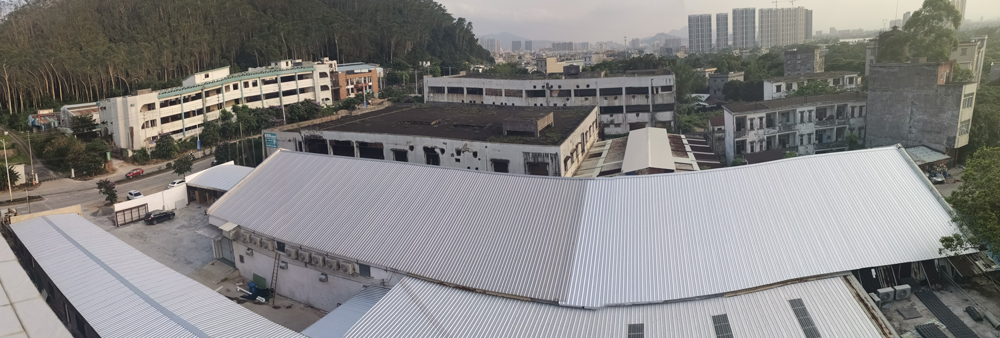 宝讯电子工厂外景，厂房占地约3000平方